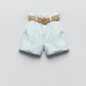NWT Zara Paperbag Shorts